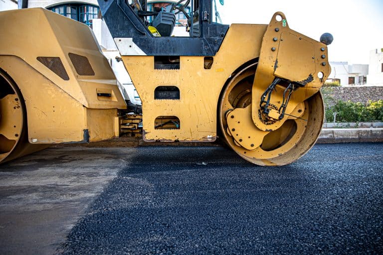 close up on the road roller working on the new roa 2023 11 27 05 11 23 utc 1