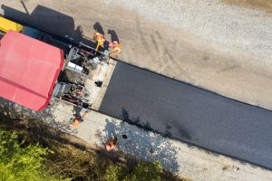 Asphalt parking lot maintenance